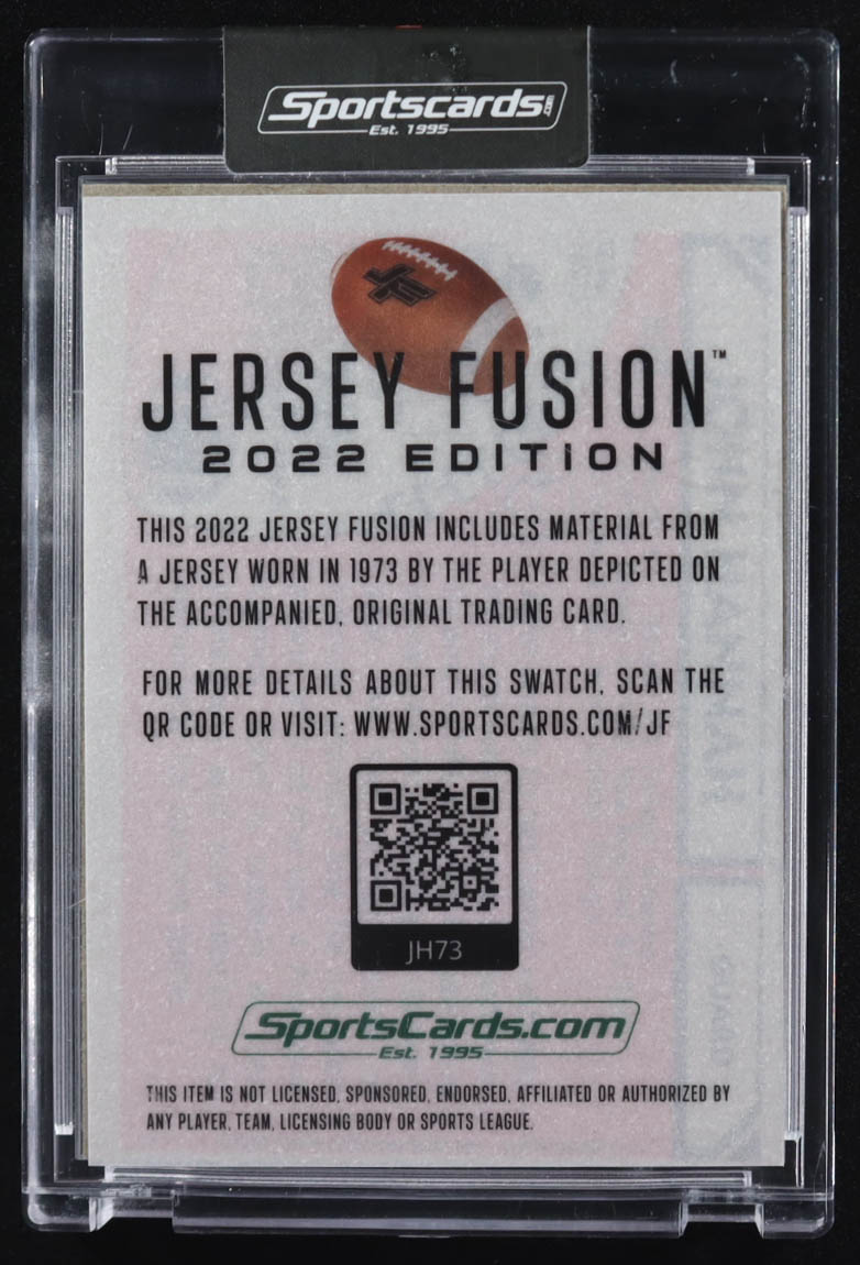 John Hannah 2022 Jersey Fusion Edition Game Used Patch #JH73 at PristineAuction.com John Hannah 2022 Jersey Fusion Edition Game Used Patch #JH73 at PristineAuction.com