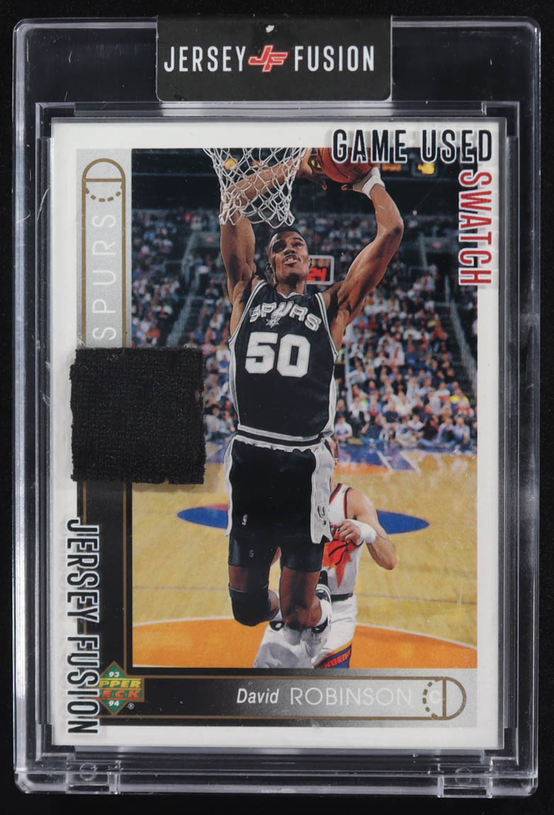 David Robinson 2023 Jersey Fusion Basketball Edition Game Used Swatch #DR93 at PristineAuction.com David Robinson 2023 Jersey Fusion Basketball Edition Game Used Swatch #DR93 at PristineAuction.com
