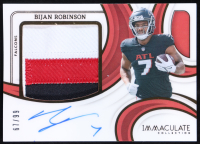 Bijan Robinson 2024 Immaculate Collection Premium Patch Autographs #9 #67/99 at PristineAuction.com