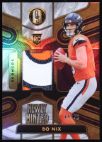 Bo Nix 2024 Panini Gold Standard Newly Minted Memorabilia White Gold #27 #45/75 RC at PristineAuction.com