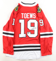 Jonathan Toews Signed Blackhawks Fanatics Captain's Authentic Jersey (Beckett) at PristineAuction.com