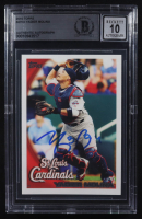 Yadier Molina Signed 2010 Topps #476A (BGS) at PristineAuction.com