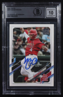 Yadier Molina Signed 2021 Topps #207 (BGS) at PristineAuction.com