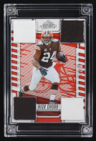 Nick Chubb 2024 Jersey Fusion Football Edition Quad Swatches #NC20 #11/25 at PristineAuction.com