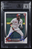 Elly De La Cruz Signed 2025 Bowman #44 (BGS) at PristineAuction.com