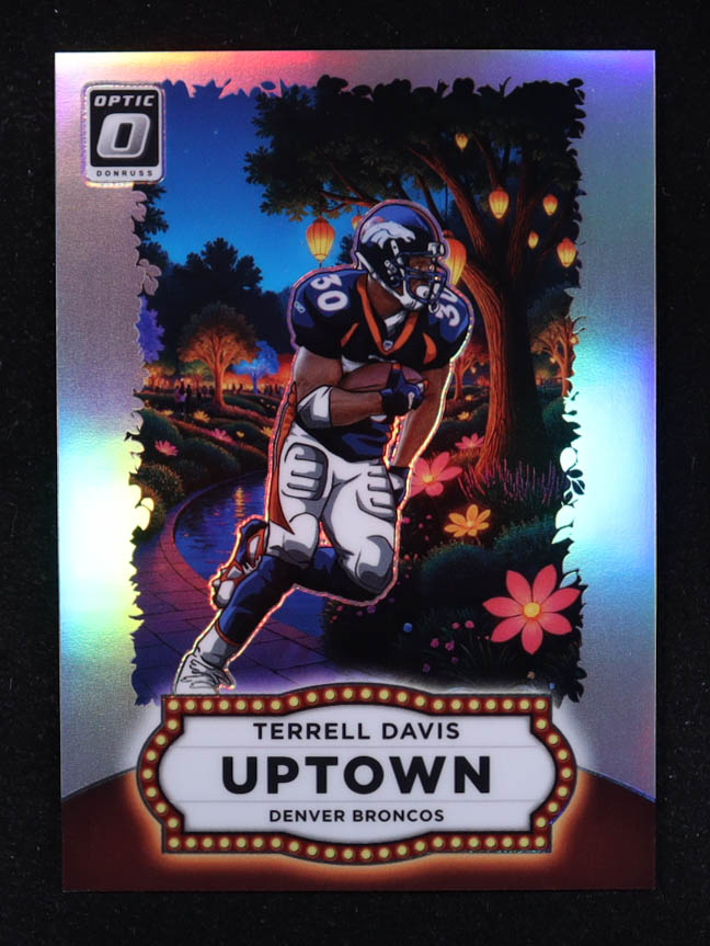 Terrell Davis 2025 Donruss Optic Uptown #19 at PristineAuction.com Terrell Davis 2025 Donruss Optic Uptown #19 at PristineAuction.com