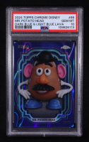 Mr. Potato Head 2024 Topps Chrome UK Disney Dark Blue and Light Blue Lava Refractors #65 #31/75 (PSA 10) at PristineAuction.com