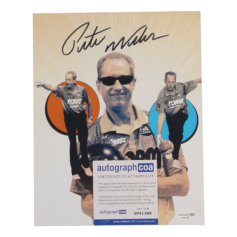 Pete Weber Signed 8x10 Photo (AutographCOA) at PristineAuction.com Pete Weber Signed 8x10 Photo (AutographCOA) at PristineAuction.com