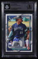 Julio Rodriguez Signed 2024 Bowman #90 (BGS) at PristineAuction.com