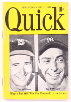 1949 Ted Williams & Joe DiMaggio "Quick" Booklet at PristineAuction.com