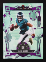 Jalen Hurts 2024 Wild Card 5 Card Draw Purple #S5CDM-JH #3/5 at PristineAuction.com
