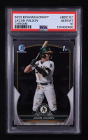 Jacob Wilson 2023 Bowman Chrome Draft #BDC121 RC (PSA 10) at PristineAuction.com