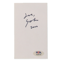 Yoko Ono Signed 3x5 Index Card Inscribed "Love" (PSA) at PristineAuction.com