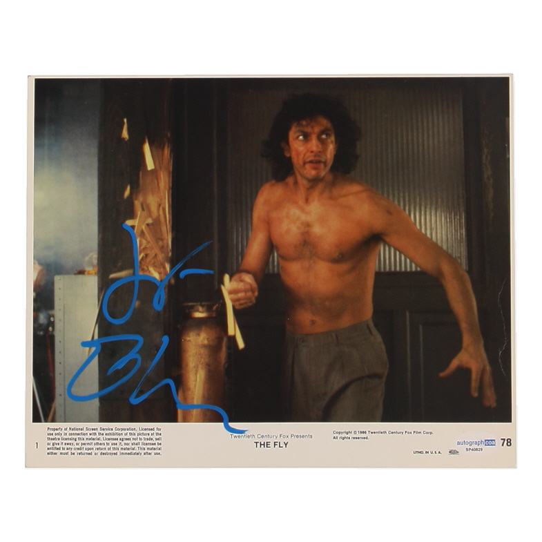Jeff Goldblum Signed "The Fly" 8x10 Photo (ACOA) at PristineAuction.com Jeff Goldblum Signed "The Fly" 8x10 Photo (ACOA) at PristineAuction.com