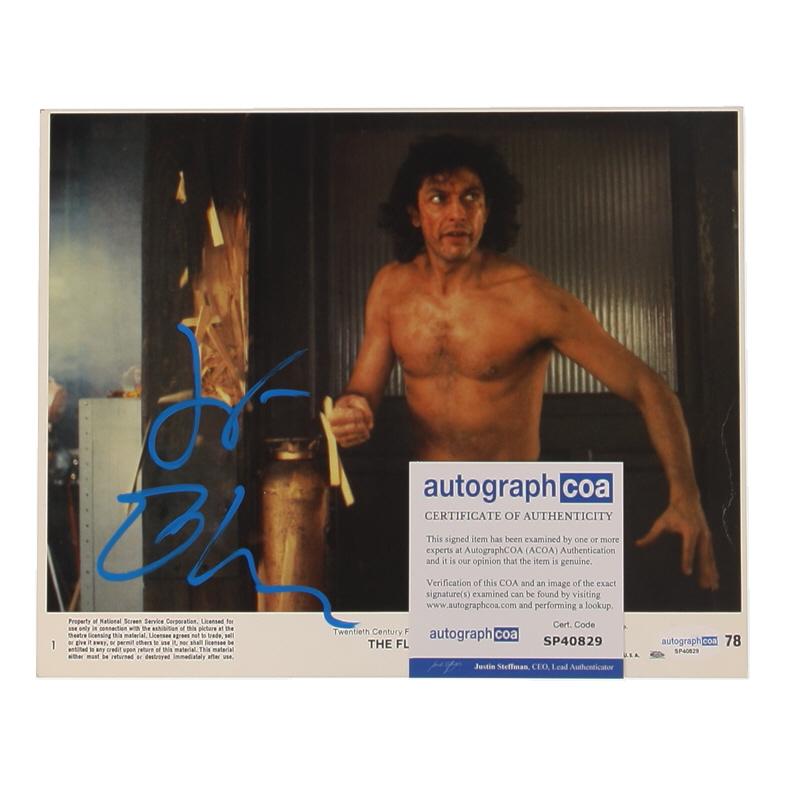 Jeff Goldblum Signed "The Fly" 8x10 Photo (ACOA) at PristineAuction.com Jeff Goldblum Signed "The Fly" 8x10 Photo (ACOA) at PristineAuction.com