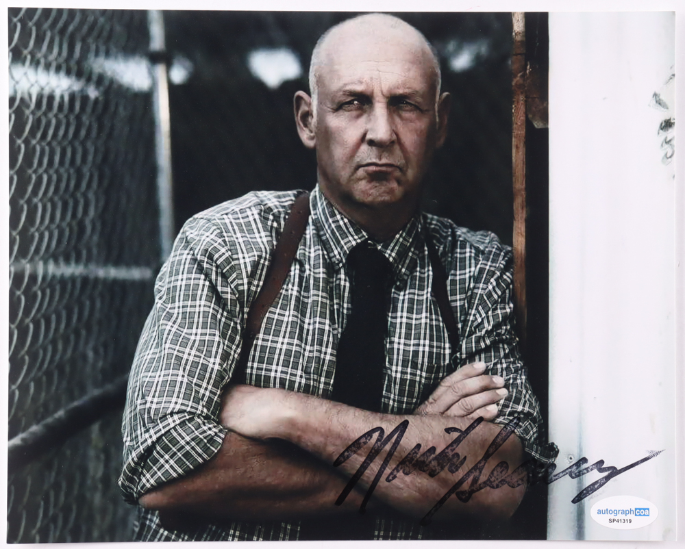 Nick Searcy Signed "Justified" 8x10 Photo (AutographCOA) at PristineAuction.com Nick Searcy Signed "Justified" 8x10 Photo (AutographCOA) at PristineAuction.com