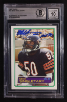 Mike Singletary Signed 1983 Topps Inscribed "HOF 98" #38 RC (BGS | Autograph Graded BGS 10) at PristineAuction.com