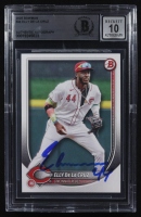 Elly De La Cruz Signed 2025 Bowman #44 (BGS) at PristineAuction.com