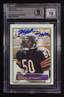 Mike Singletary Signed 1983 Topps Inscribed "HOF 98" #38 RC (BGS | Autograph Graded BGS 10) at PristineAuction.com