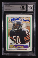 Mike Singletary Signed 1983 Topps Inscribed "HOF 98" #38 RC (BGS | Autograph Graded BGS 10) at PristineAuction.com