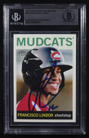 Francisco Lindor Signed 2013 Topps Heritage Minors #85 (BGS) at PristineAuction.com