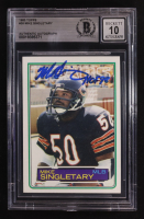 Mike Singletary Signed 1983 Topps Inscribed "HOF 98" #38 RC (BGS | Autograph Graded BGS 10) at PristineAuction.com