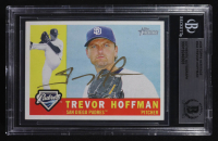 Trevor Hoffman Signed 2009 Topps Heritage #244 (BGS) at PristineAuction.com