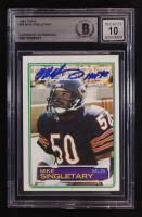 Mike Singletary Signed 1983 Topps Inscribed "HOF 98" #38 RC (BGS | Autograph Graded BGS 10) at PristineAuction.com