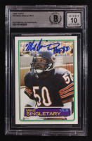 Mike Singletary Signed 1983 Topps Inscribed "HOF 98" #38 RC (BGS | Autograph Graded BGS 10) at PristineAuction.com
