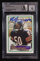 Mike Singletary Signed 1983 Topps Inscribed "HOF 98" #38 RC (BGS | Autograph Graded BGS 10) at PristineAuction.com