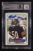 Mike Singletary Signed 1983 Topps Inscribed "HOF 98" #38 RC (BGS | Autograph Graded BGS 10) at PristineAuction.com