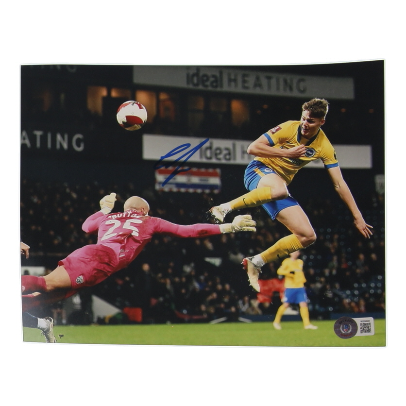 Evan Ferguson Signed Brighton & Hove Albion F.C. 8x10 Photo (Beckett) at PristineAuction.com Evan Ferguson Signed Brighton & Hove Albion F.C. 8x10 Photo (Beckett) at PristineAuction.com