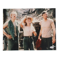 Mike Farrell Signed "M*A*S*H* " 11x14 Photo Inscribed "Peace!" (AutographCOA) at PristineAuction.com