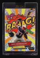 Rob Gronkowski 2025 Wild Card Comix BAANG! Silver Sparkle #ACBRD-RG #8/18 at PristineAuction.com
