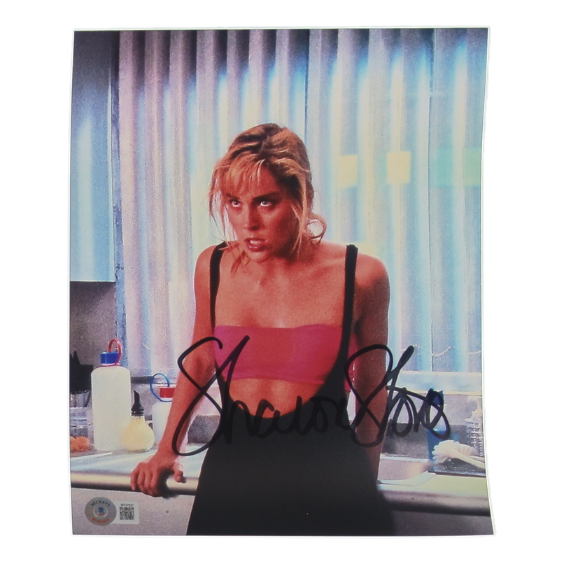 Sharon Stone Signed "Basic Instinct" 8x10 Photo (Beckett) at PristineAuction.com Sharon Stone Signed "Basic Instinct" 8x10 Photo (Beckett) at PristineAuction.com