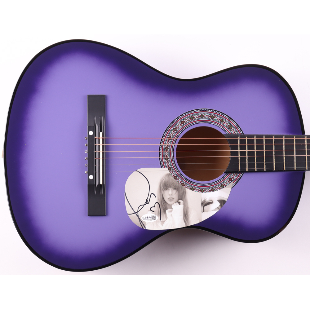 Taylor Swift Guitar with Signed Custom Insert Pickguard (JSA) at PristineAuction.com