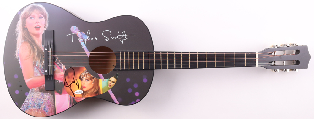 Taylor Swift Guitar with Signed Custom Insert Pickguard (JSA) at PristineAuction.com Taylor Swift Guitar with Signed Custom Insert Pickguard (JSA) at PristineAuction.com