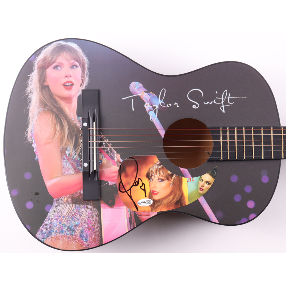 Taylor Swift Guitar with Signed Custom Insert Pickguard (JSA) at PristineAuction.com
