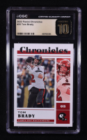 Tom Brady 2022 Panini Chronicles #25 (CGC 10 | Pristine Black Label) at PristineAuction.com