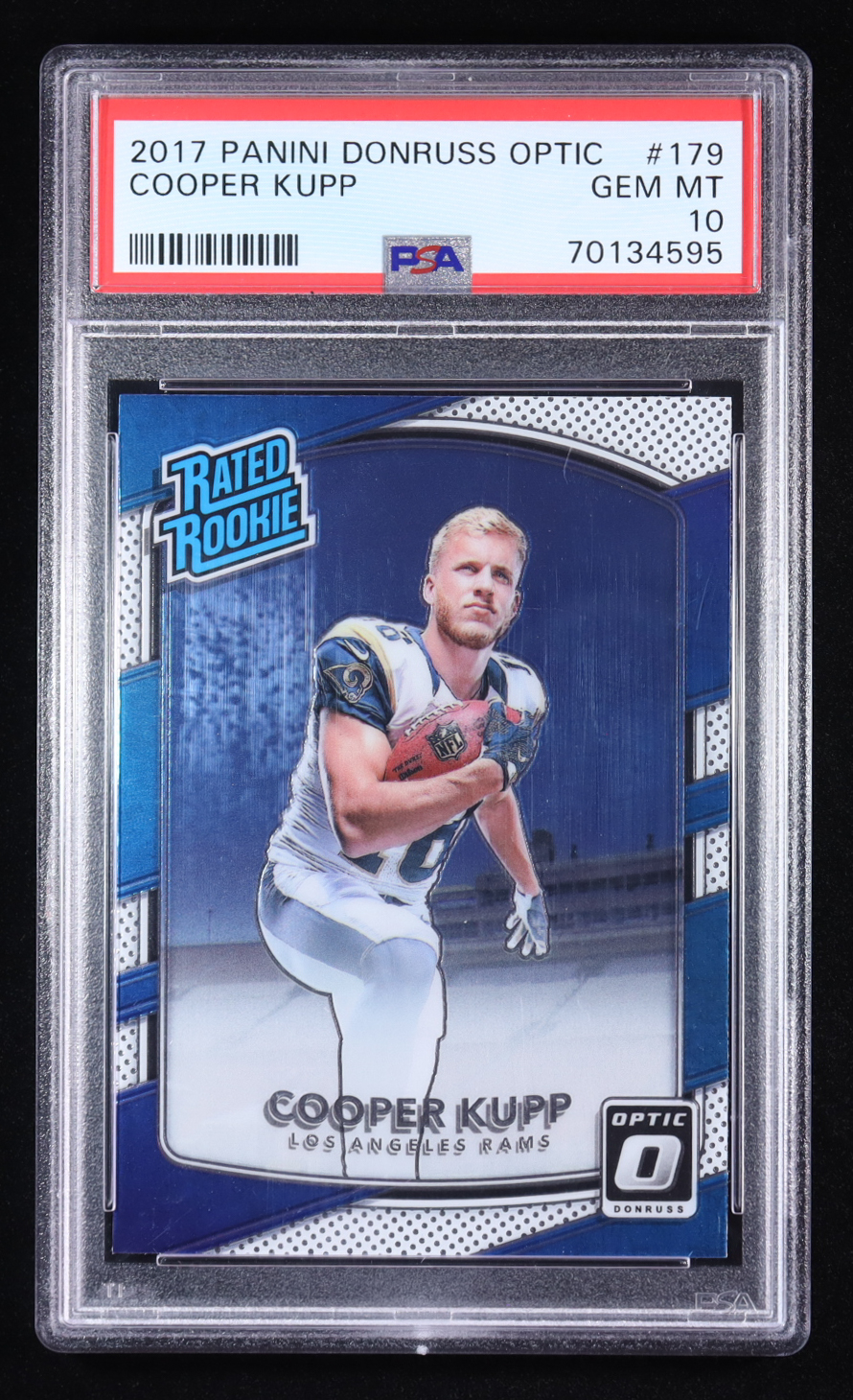 Cooper Kupp 2017 Donruss Optic #179 RC (PSA 10) at PristineAuction.com Cooper Kupp 2017 Donruss Optic #179 RC (PSA 10) at PristineAuction.com