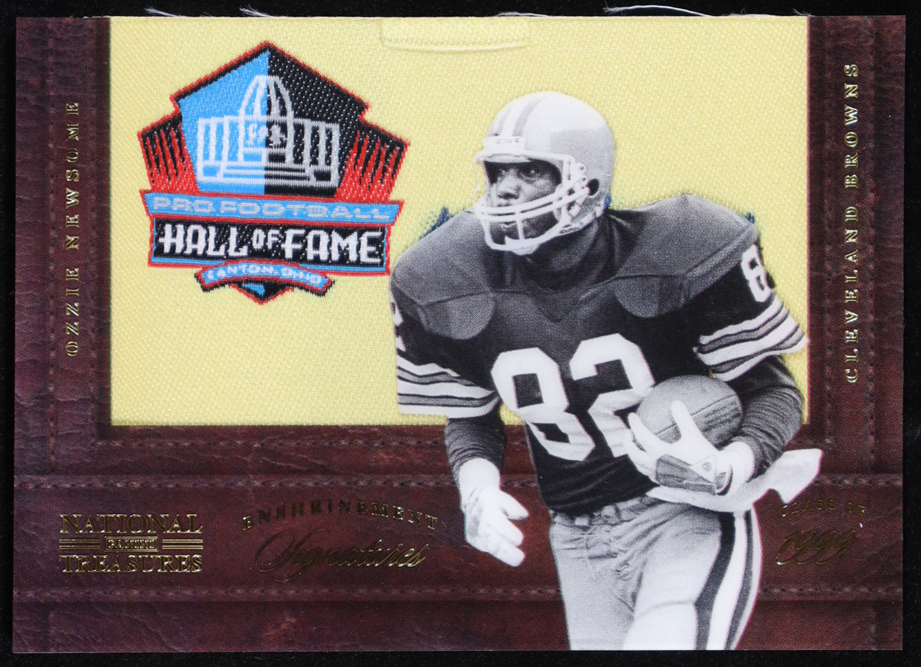 Ozzie Newsome 2012 Panini National Treasures Enshrinement Signatures #50 #211#04/10 at PristineAuction.com Ozzie Newsome 2012 Panini National Treasures Enshrinement Signatures #50 #211#04/10 at PristineAuction.com