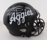 Johnny Manziel Signed Texas A&M Aggies Full-Size Speed Helmet With Multiple Inscriptions (JSA) at PristineAuction.com
