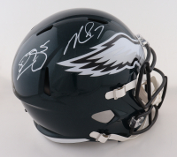 Michael Vick & Donovan McNabb Signed Eagles Full-Size Speed Helmet (Beckett) at PristineAuction.com