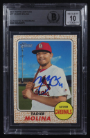 Yadier Molina Signed 2017 Topps Heritage #77 (BGS) at PristineAuction.com