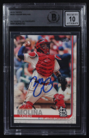 Yadier Molina Signed 2019 Topps #225 (BGS) at PristineAuction.com