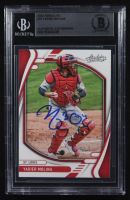 Yadier Molina Signed 2022 Absolute #76 (BGS) at PristineAuction.com