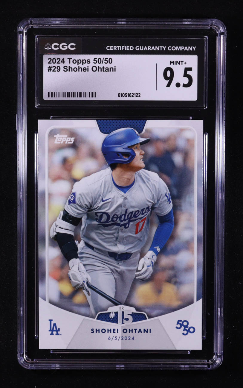 Shohei Ohtani 2024 Topps 50/50 Ohtani #29 (CGC 9.5) at PristineAuction.com Shohei Ohtani 2024 Topps 50/50 Ohtani #29 (CGC 9.5) at PristineAuction.com