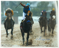 Victor Espinoza Signed 140th Preakness Stakes 16x20 Photo (Steiner) at PristineAuction.com