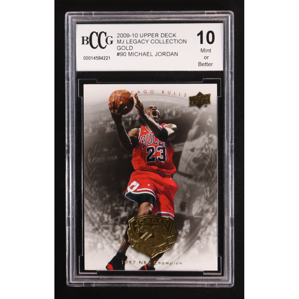 Michael Jordan 2009-10 Upper Deck MJ Legacy Collection Gold #90 (BCCG 10) at PristineAuction.com