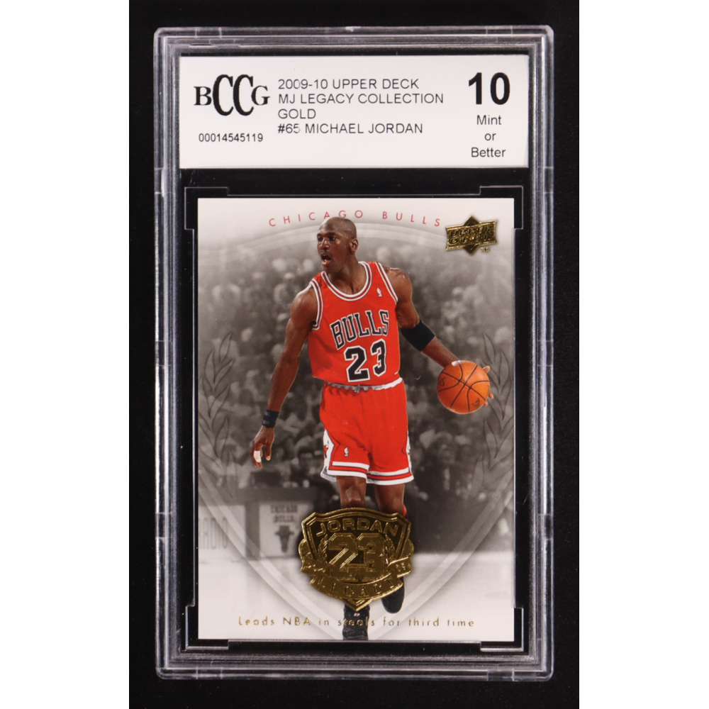 Michael Jordan 2009-10 Upper Deck MJ Legacy Collection Gold #65 (BCCG 10) at PristineAuction.com